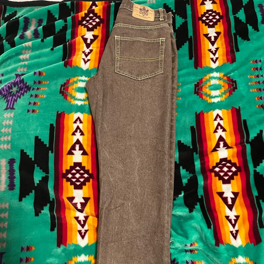 Beyond The Limit Brown Denim Jeans